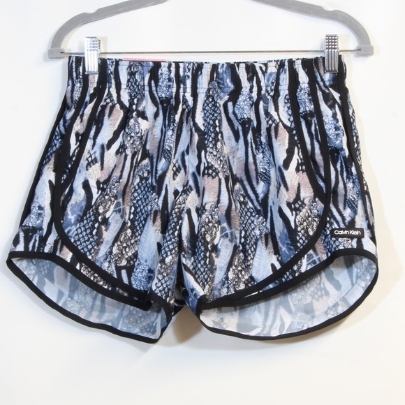 Calvin Klein Pants - Calvin Klein Women's Animal Multicolor Print Running Shorts Size Small NWT